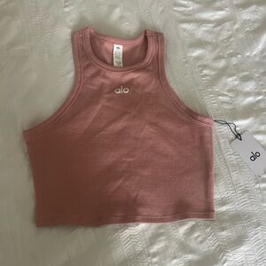 ALO Yoga Pink Crop Top